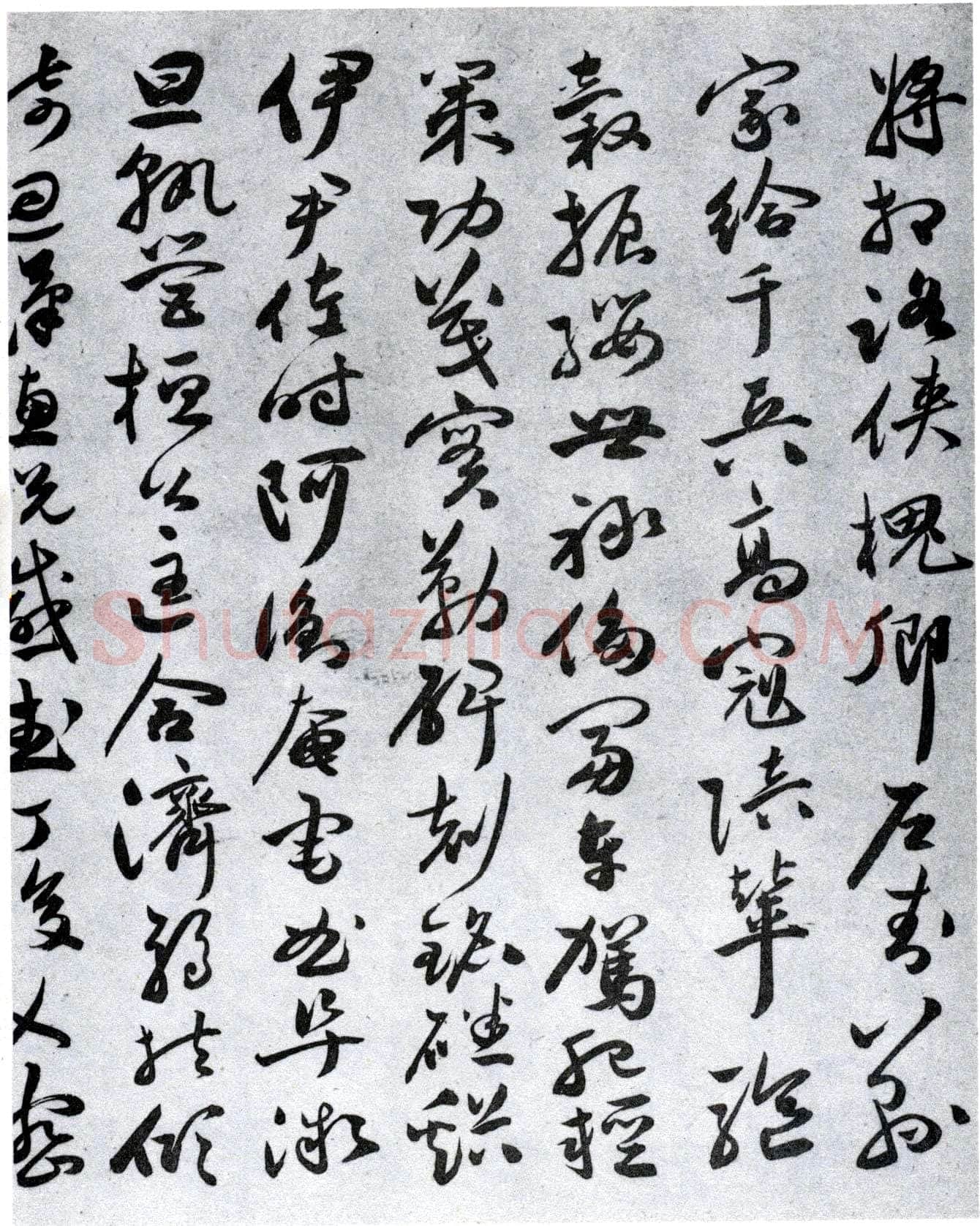 祝允明《草书千字文》纸本 纵31.1cm 横372.9cm 台北故宫博物院藏