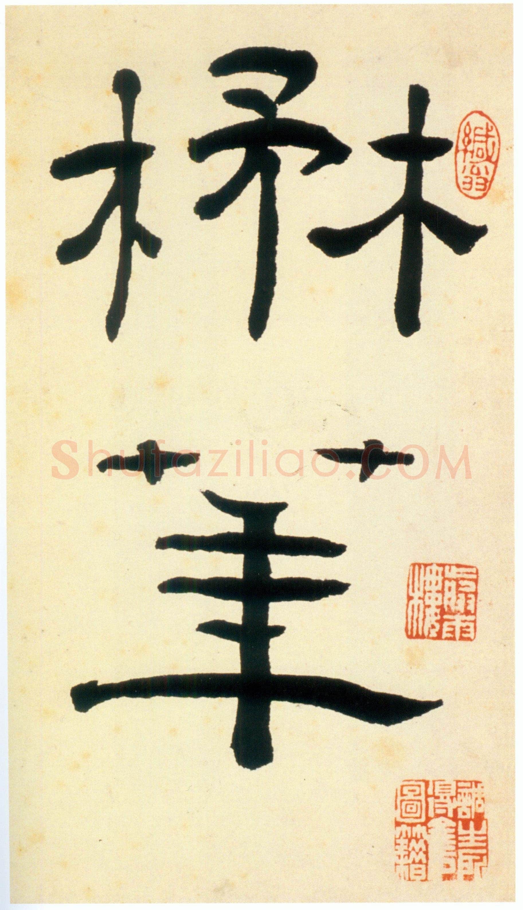 张迁碑秦汉墨迹作品欣赏,摘自秦汉张迁碑