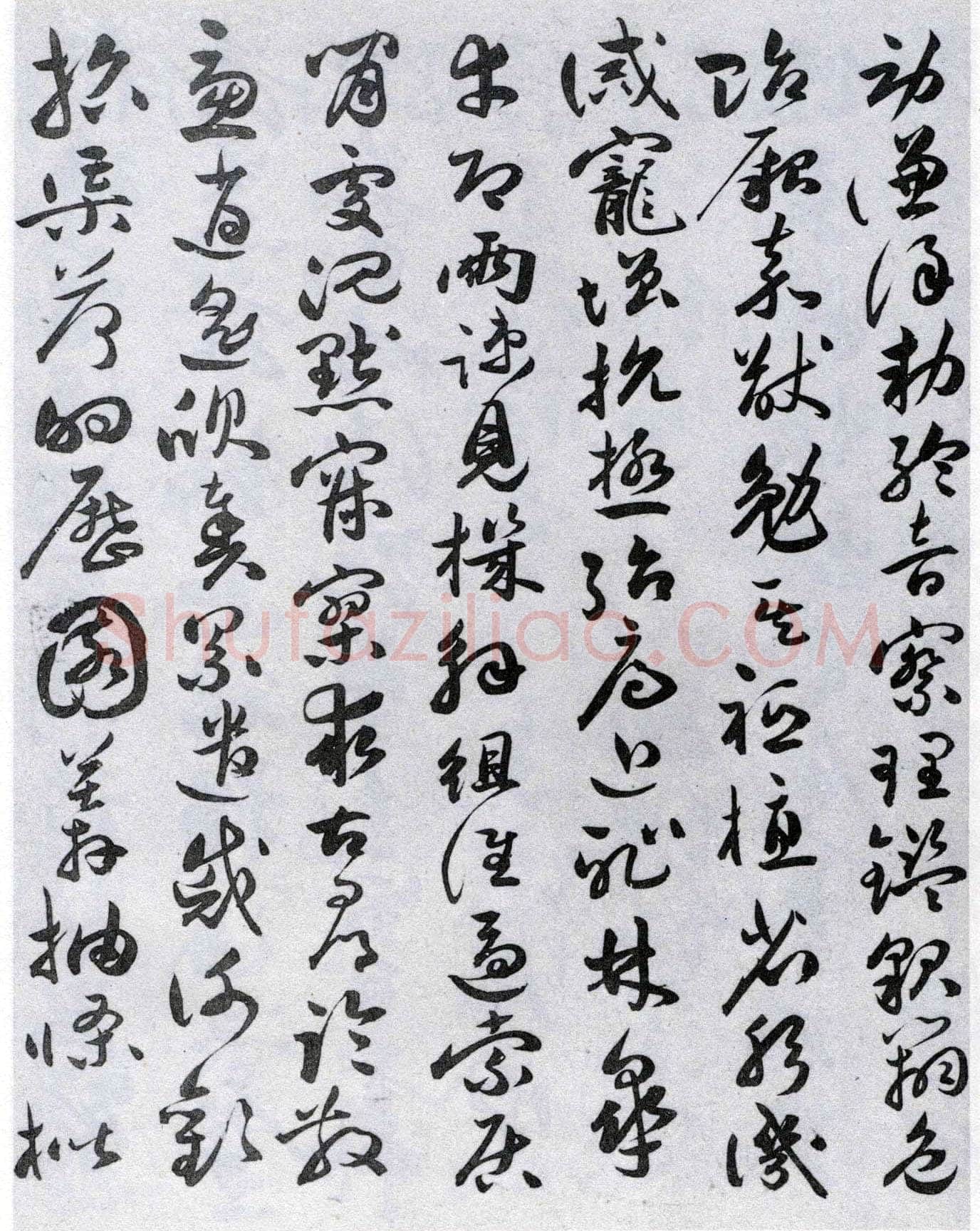祝允明《草书千字文》纸本 纵31.1cm 横372.9cm 台北故宫博物院藏