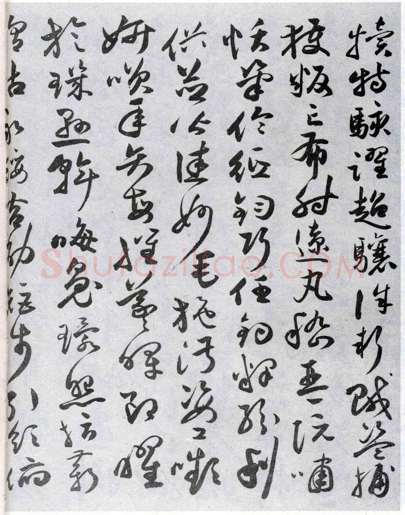 祝允明《草书千字文》纸本 纵31.1cm 横372.9cm 台北故宫博物院藏