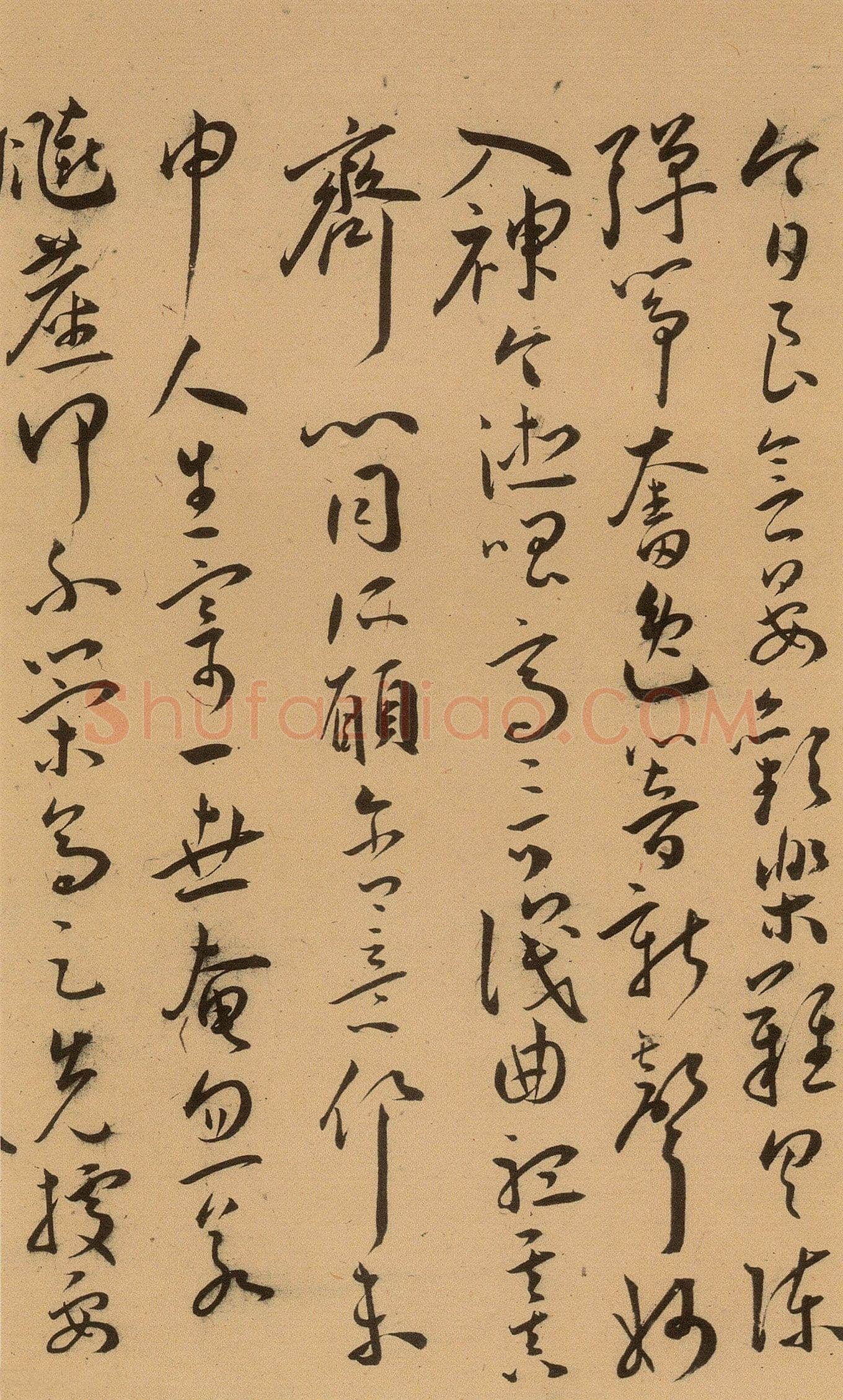 王宠《草书古诗十九首卷》纸本 草书 29.3×380.1cm 上海博物馆藏