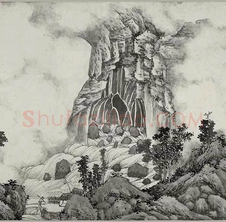 书画合璧图《烟江叠嶂图诗卷》全卷_19