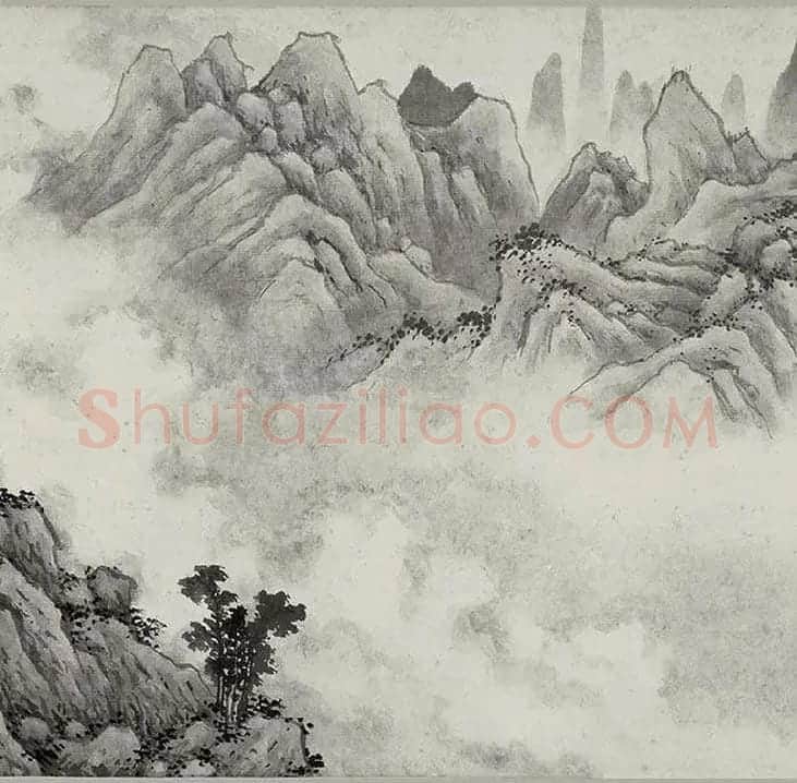 书画合璧图《烟江叠嶂图诗卷》全卷_20
