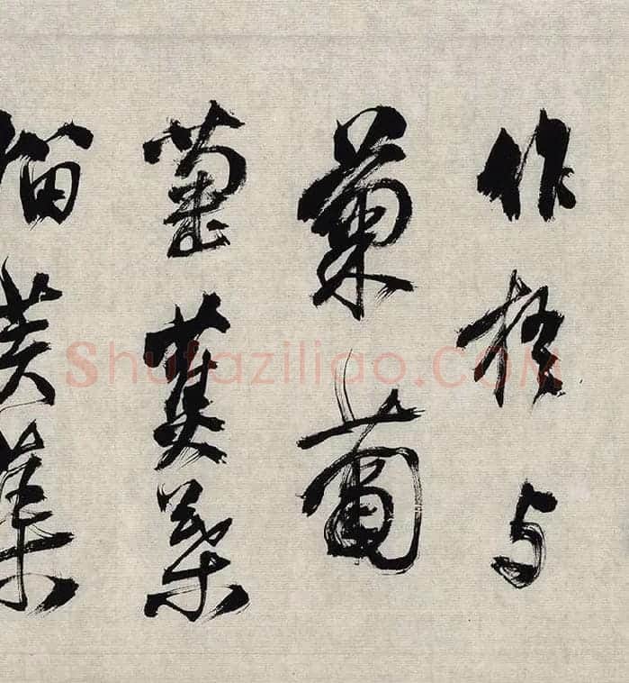 翁方纲行草书《徐渭杂花图卷题跋》_14