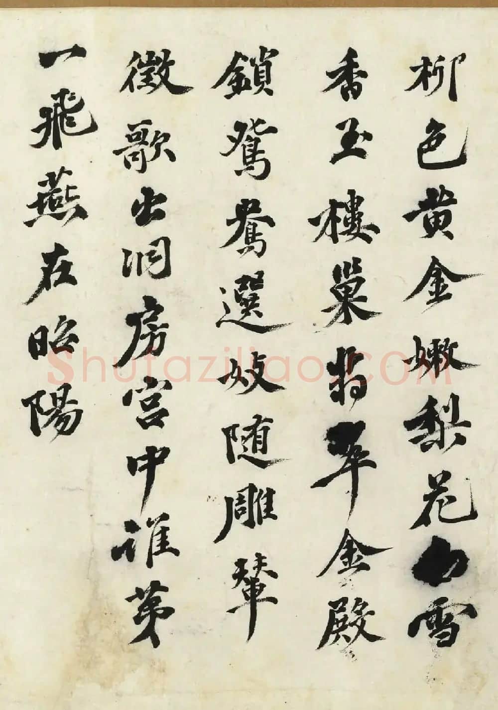 传明仇英乞巧图：宫中女子过七夕 | 传世书法作品精选