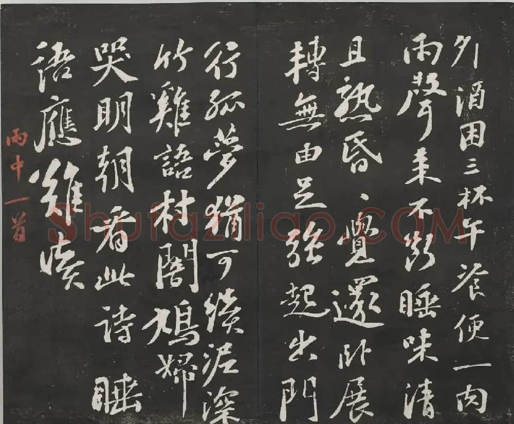 宋代苏轼法帖《观海堂苏帖》册 | 软笔书法作品