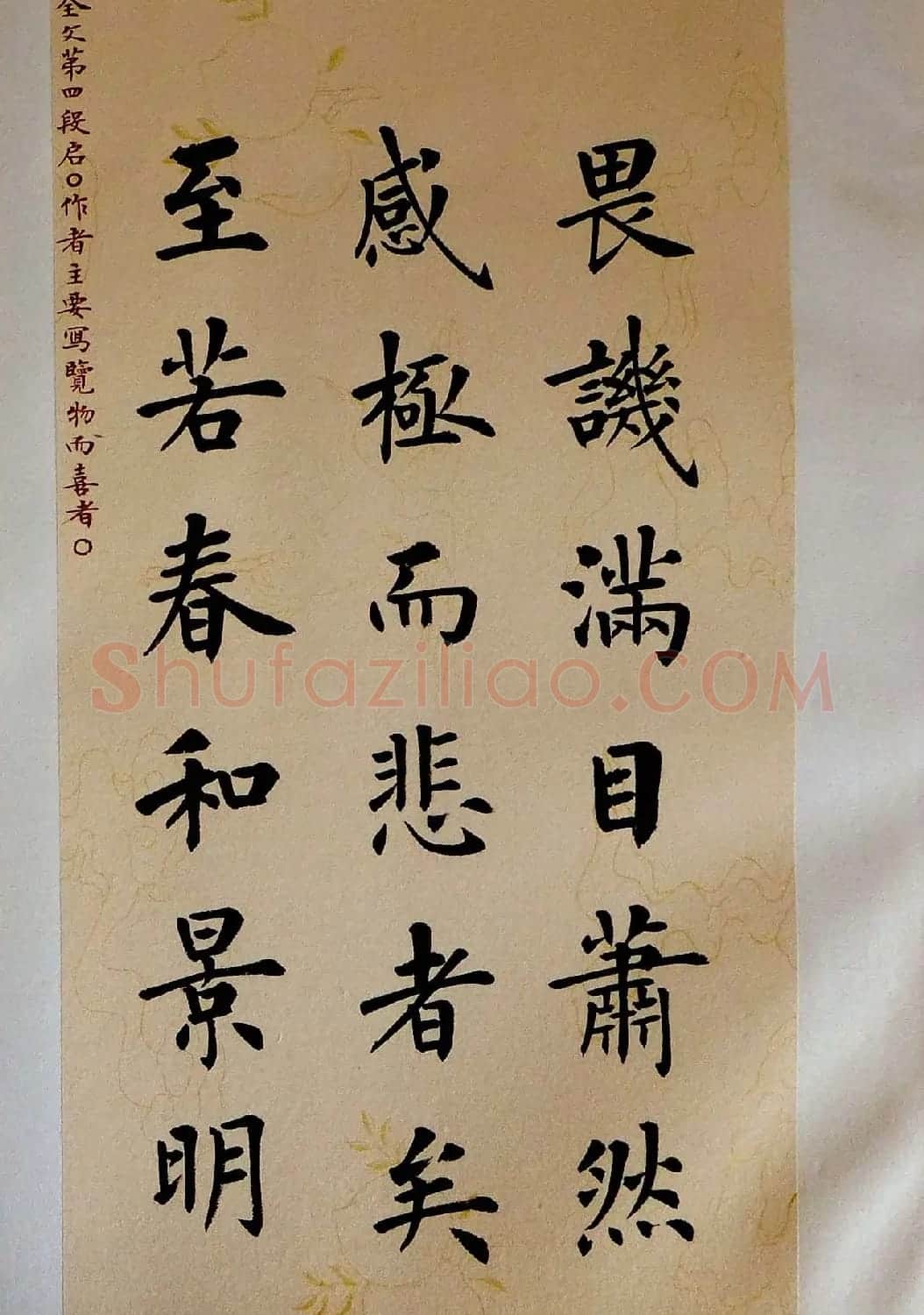 杨涵之书法欣赏楷书册页《岳阳楼记》 | 名家书法作品精选