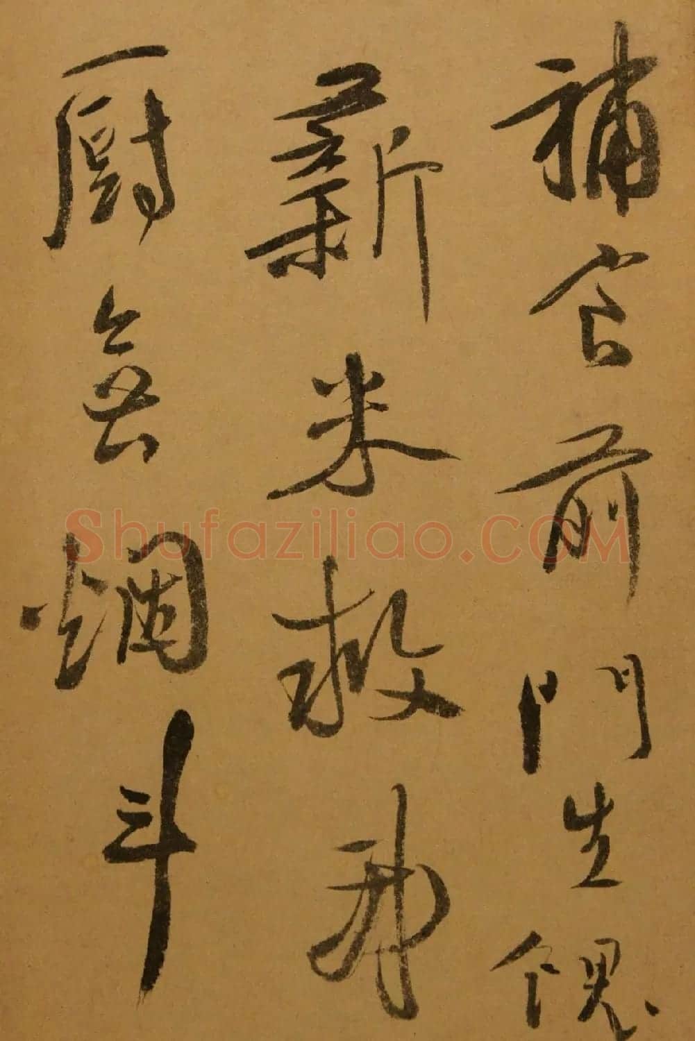 明代徐文长行书欣赏《雨中醉草》 | 书法名家作品欣赏