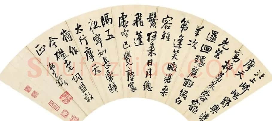 王铎行书《赠宋之普扇面八帧》 | 名家书法作品精选