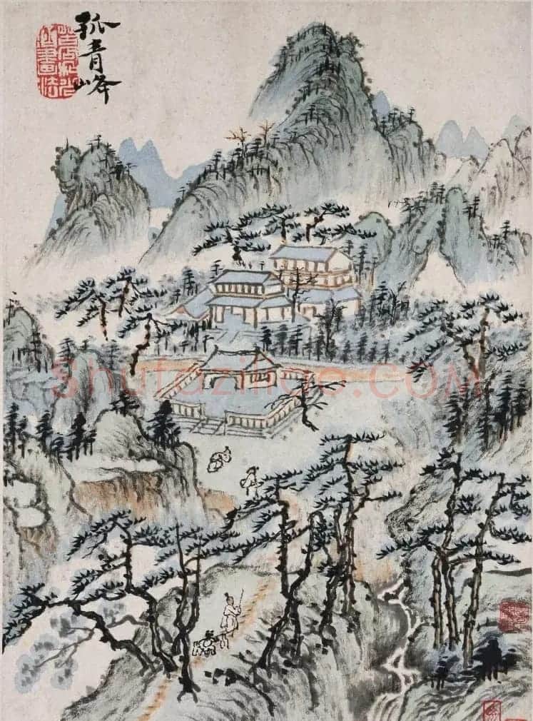 清代石涛字画欣赏《罗浮山书画册》 | 传世书法作品鉴赏