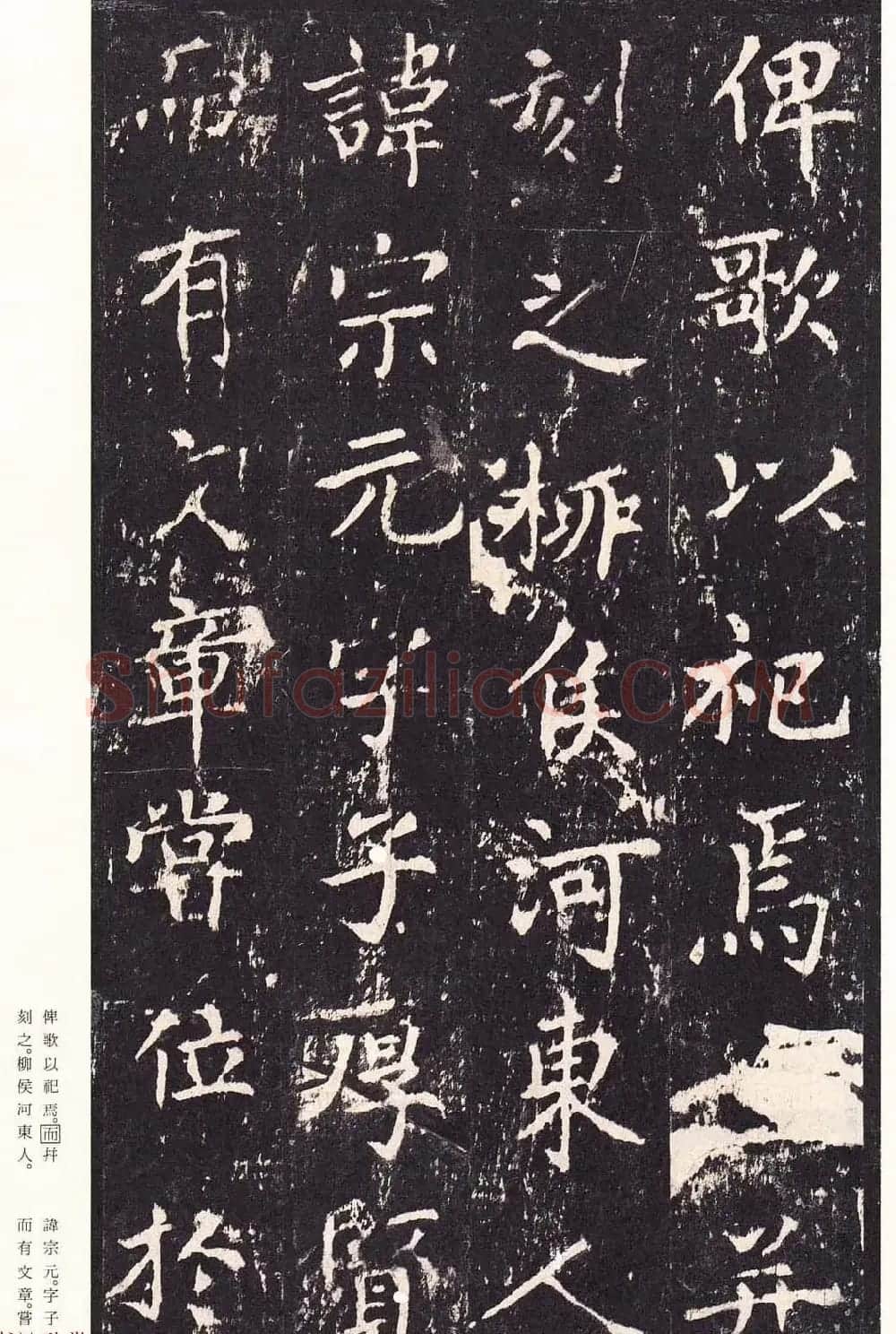 唐代书法家沈传师楷书《宋拓柳州罗池庙碑》二玄社原色法帖 | 书法碑帖