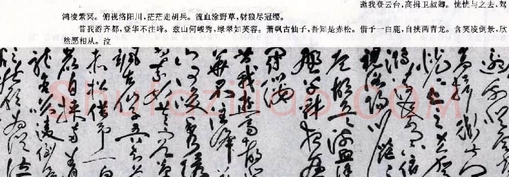 祝允明草书欣赏李白五言古诗卷 | 书法长卷