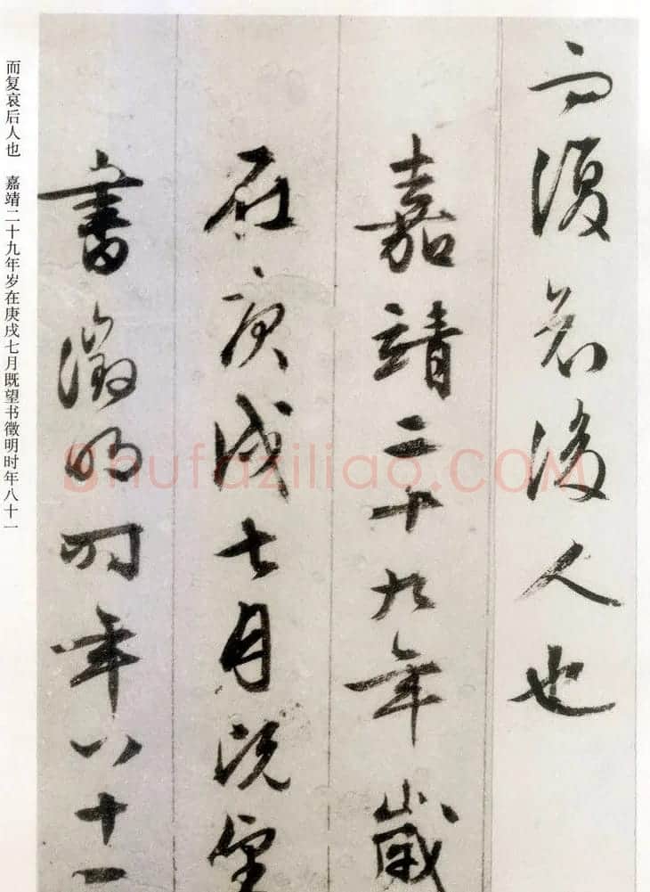 文征明行书欣赏《阿房宫赋》册页 | 毛笔行书字帖