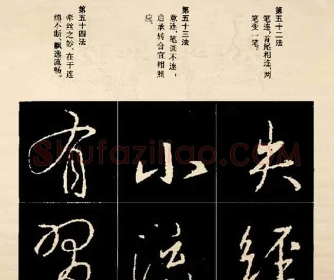 王羲之书法字帖行书结构92法彩色简版 | 毛笔行书字帖