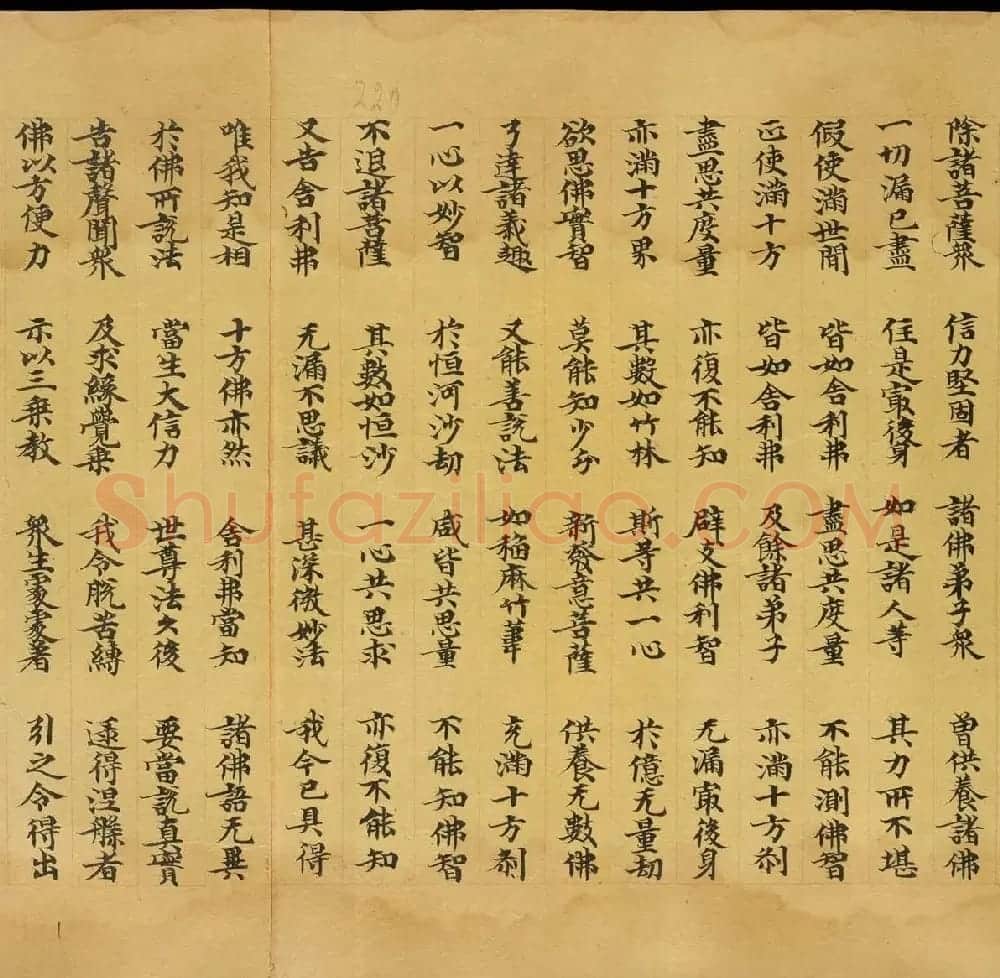 敦煌文献欣赏《妙法莲华经卷第一》俄罗斯科学院藏品 | 敦煌写经鉴赏
