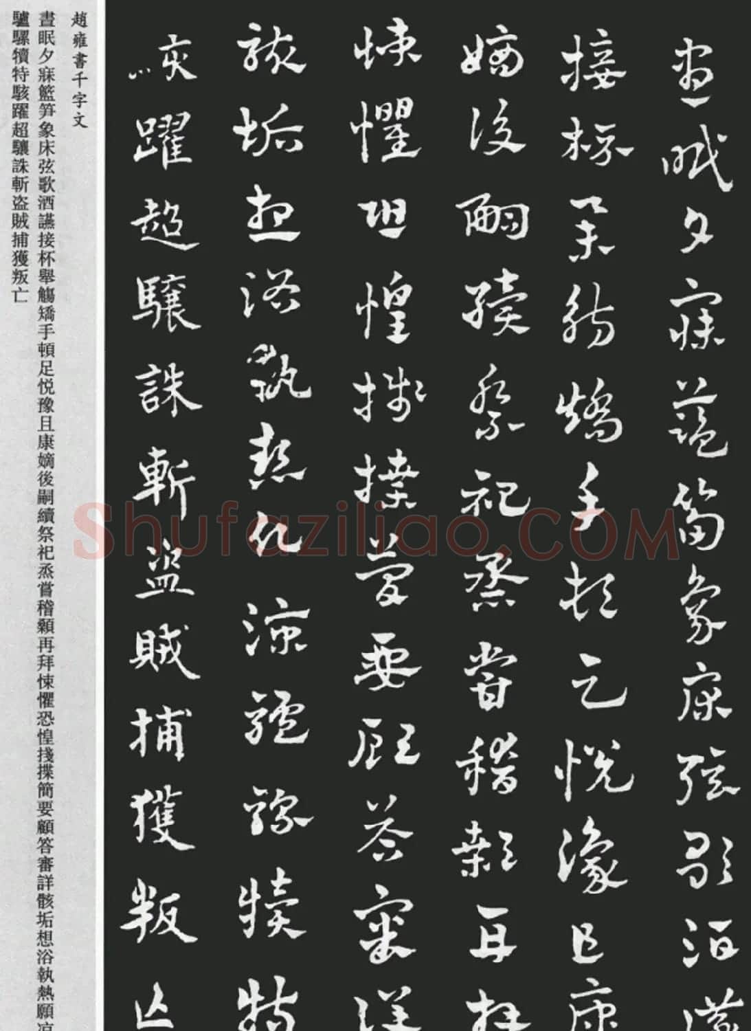 赵雍书法《章草千字文》大图欣赏 | 毛笔草书字帖