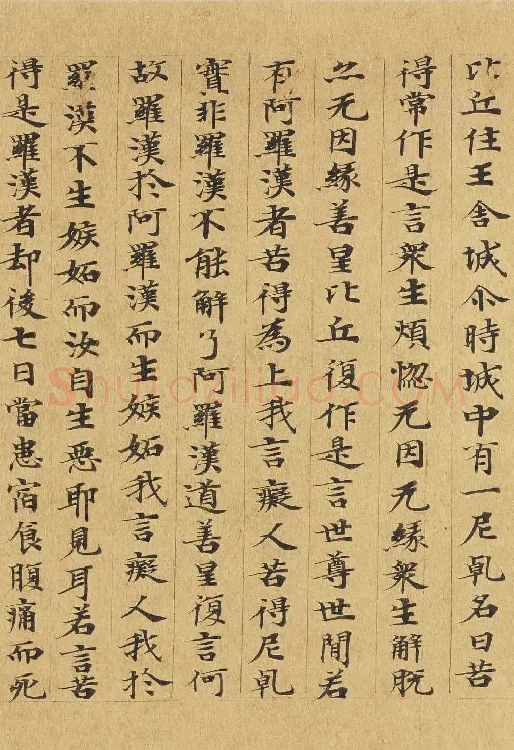 楷书高清大图欣赏《大般涅槃经迦叶菩萨品第十二》 | 敦煌写经欣赏