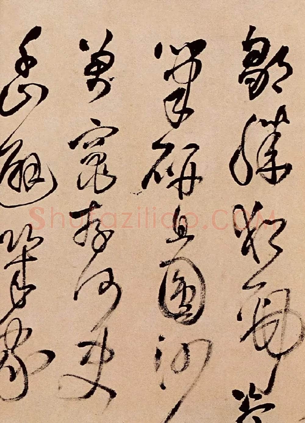 王铎草书欣赏《题野鹤陆舫斋》 | 名家书法作品赏析