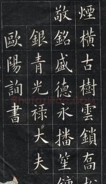 姚孟起楷书欣赏《临欧阳询书皇甫诞碑》 | 名家书法作品赏析