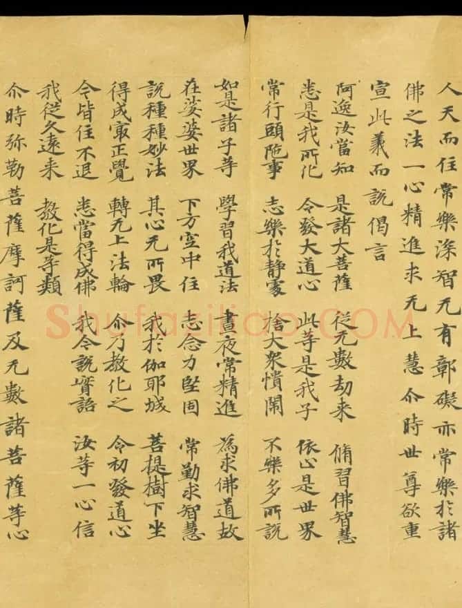 唐代成公道楷书写《妙法莲华经卷第五》 | 敦煌写经欣赏