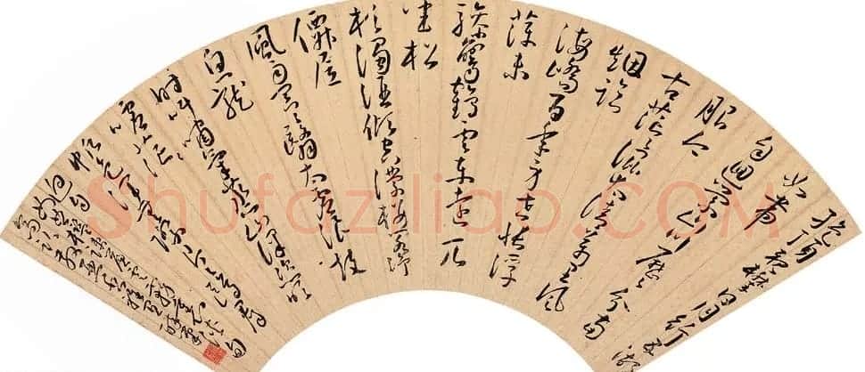 中国明代书画家王宠书法扇面作品专辑 | 书法名家作品鉴赏