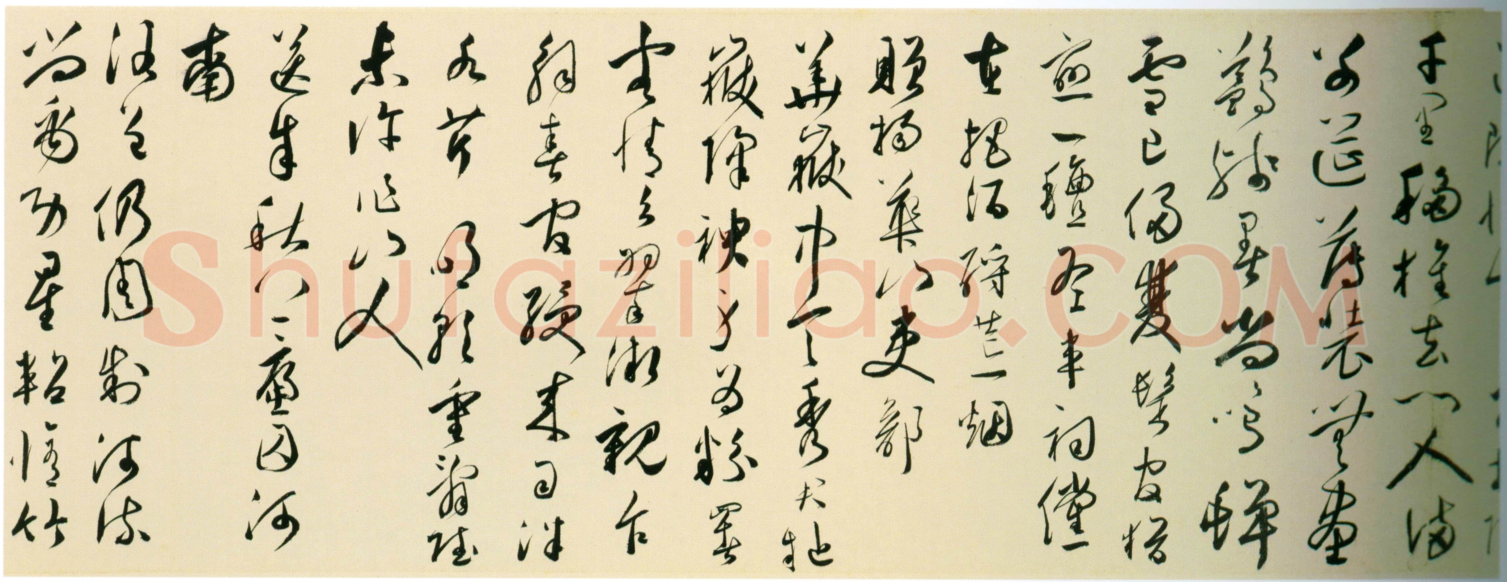 王穉登《行草书游虎丘诗卷》纸本 行草书 29.1×333.5cm,上海博物馆藏