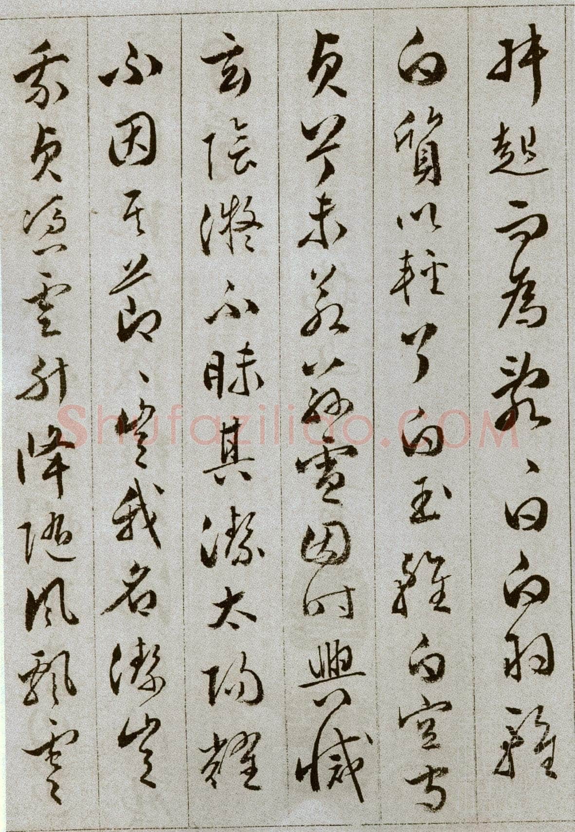 文彭《草书雪赋册页》13.5×20.5cm，共11页，文不全，辽宁省博物馆藏
