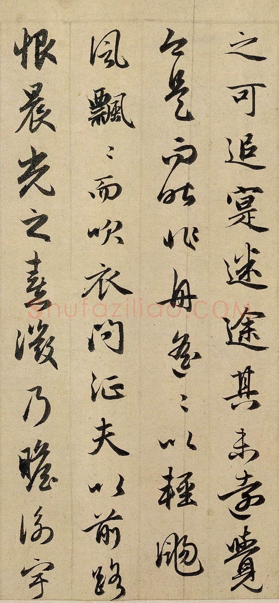 赵孟頫《归去来卷》纸本行书,24×146 厘米。辽宁省博物馆藏