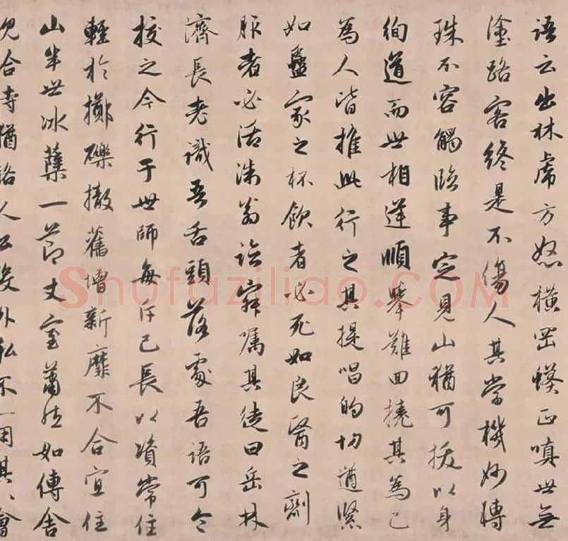 赵孟頫行书《灵隐大川济禅师塔铭》长卷_03