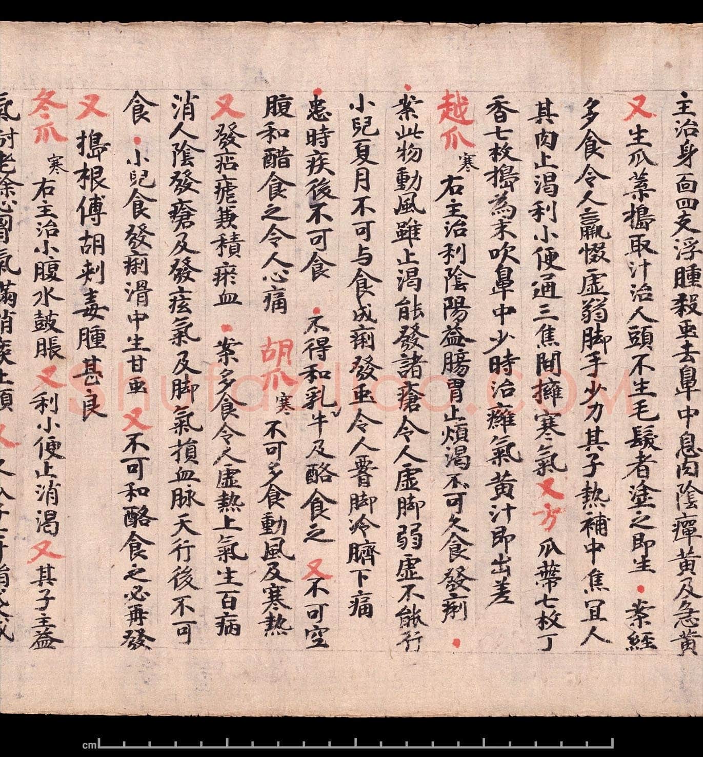 敦煌书法敦煌书法作品,摘自东晋至北宋食疗本草