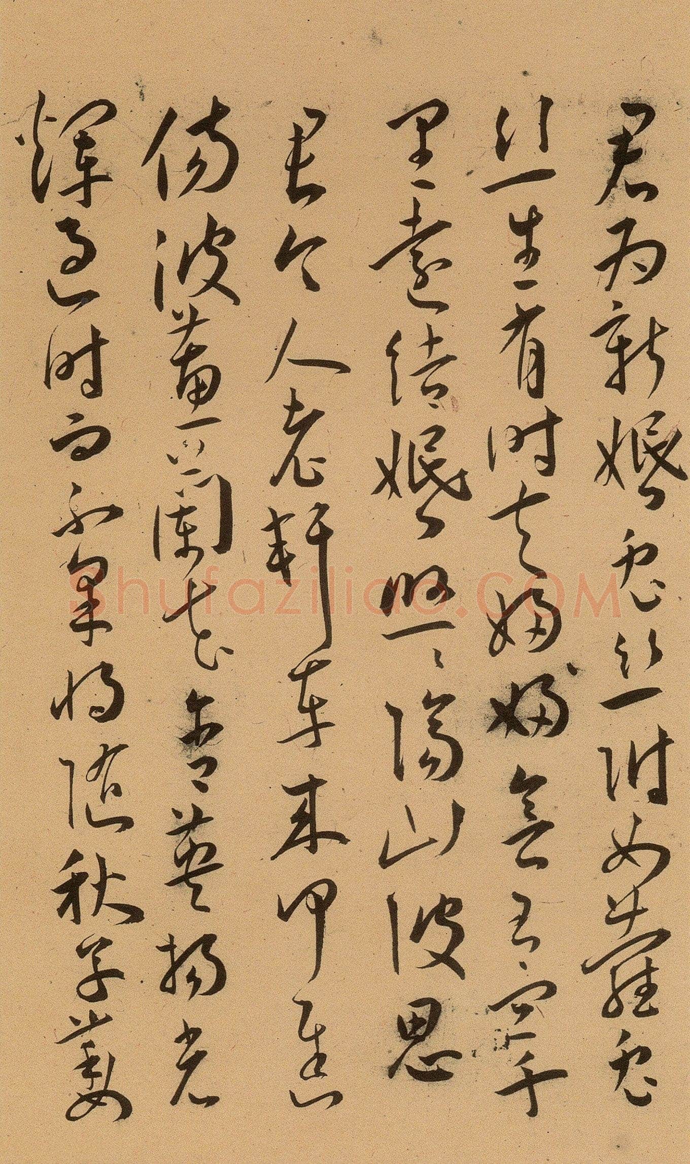 王宠《草书古诗十九首卷》纸本 草书 29.3×380.1cm 上海博物馆藏