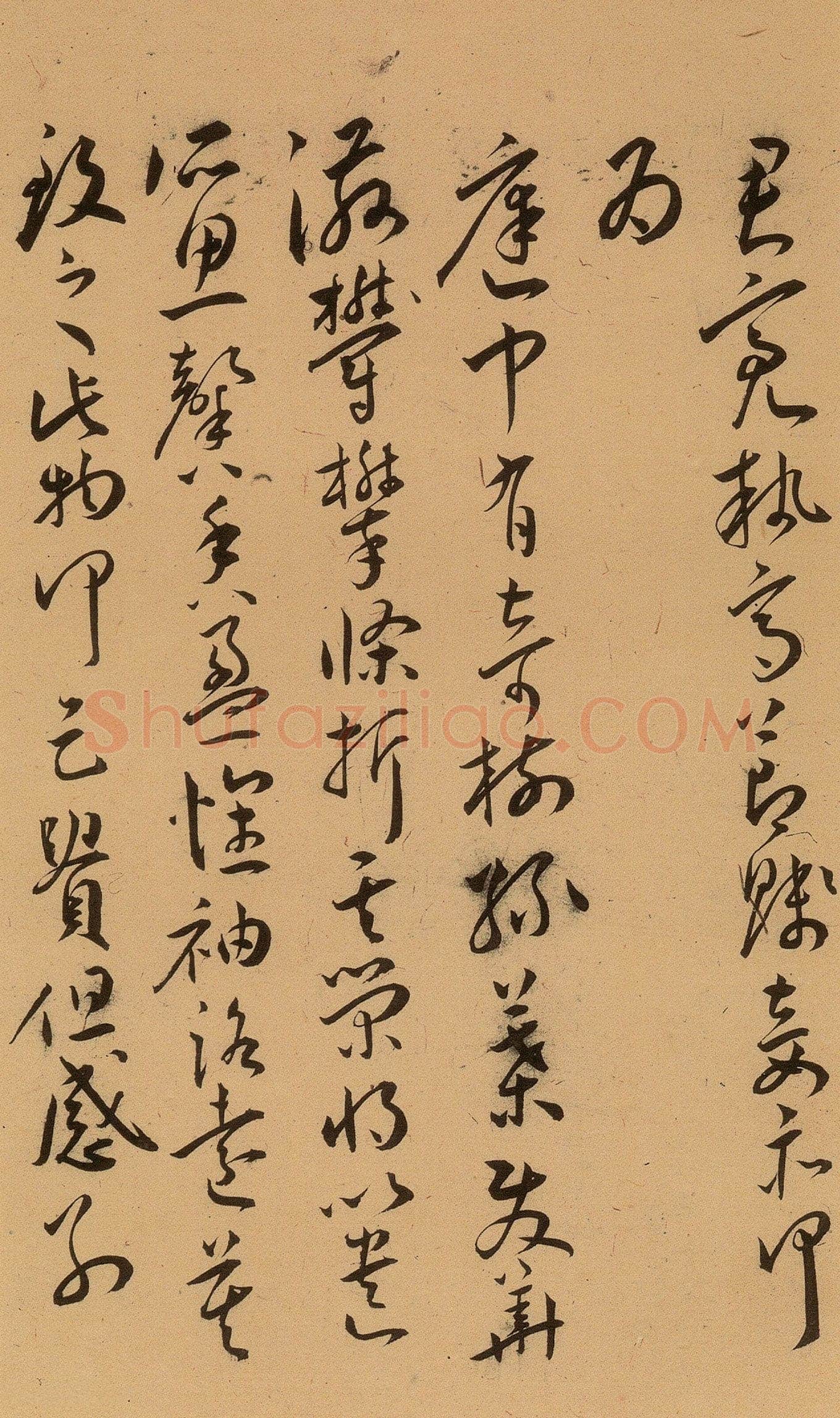 王宠《草书古诗十九首卷》纸本 草书 29.3×380.1cm 上海博物馆藏