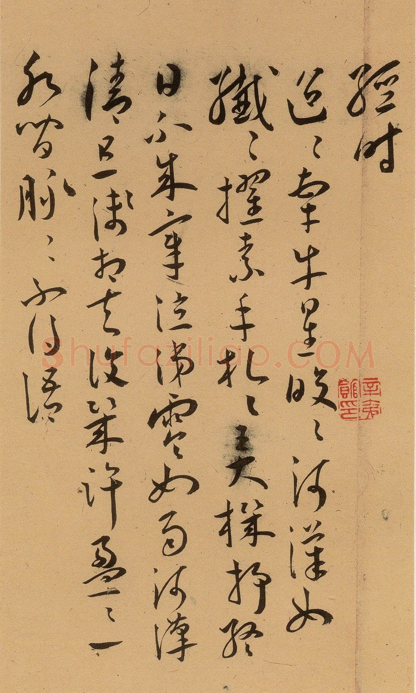 王宠《草书古诗十九首卷》纸本 草书 29.3×380.1cm 上海博物馆藏