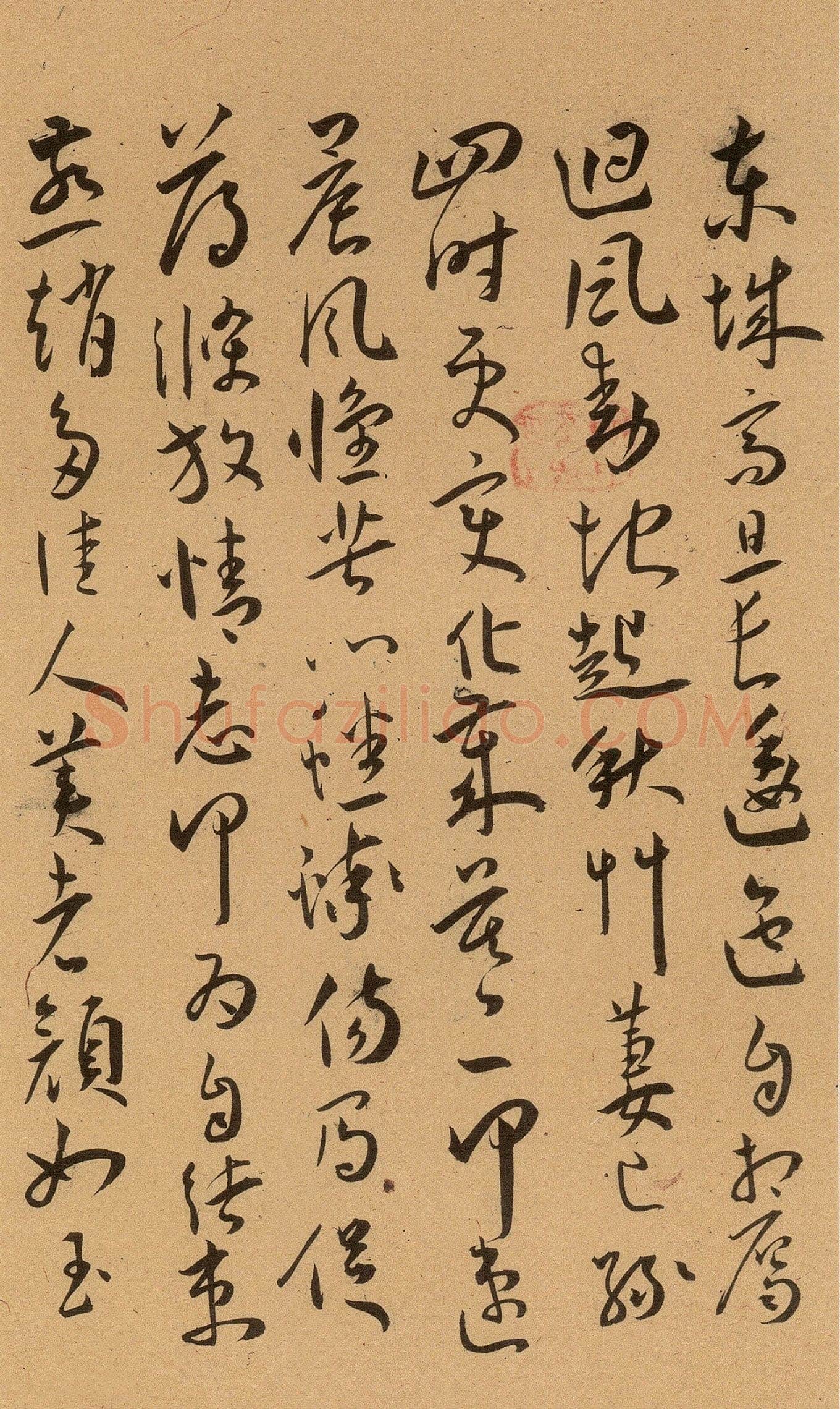 王宠《草书古诗十九首卷》纸本 草书 29.3×380.1cm 上海博物馆藏