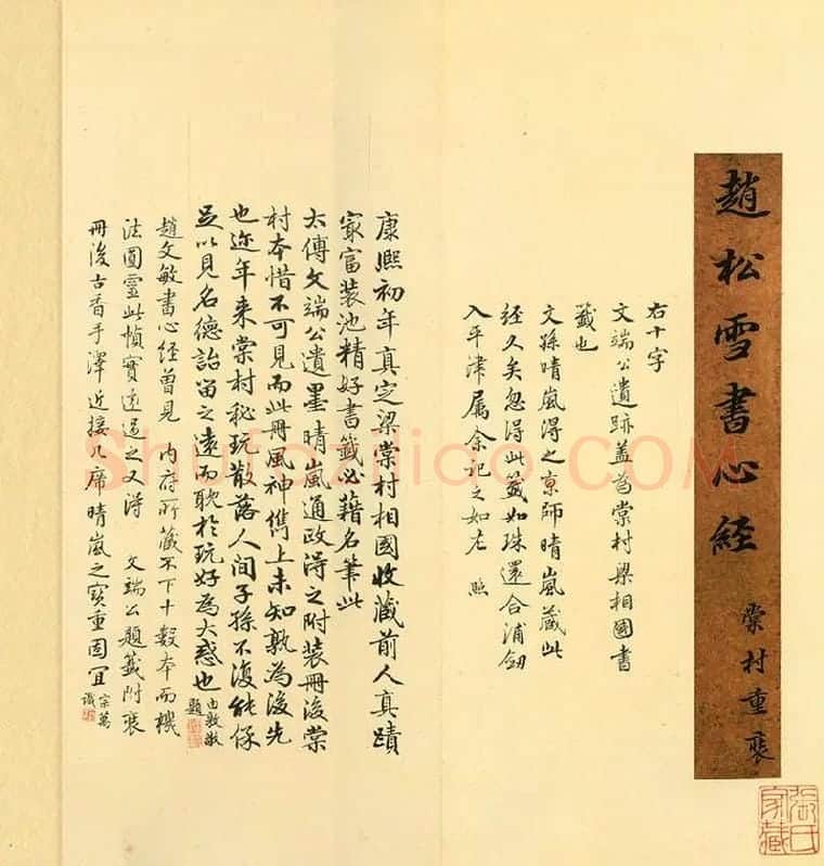 赵孟頫《行书心经册》_08