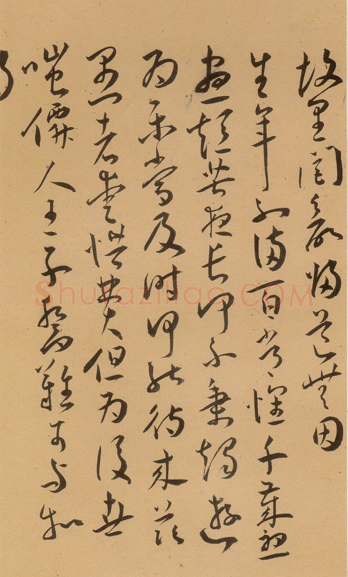 王宠《草书古诗十九首卷》纸本 草书 29.3×380.1cm 上海博物馆藏