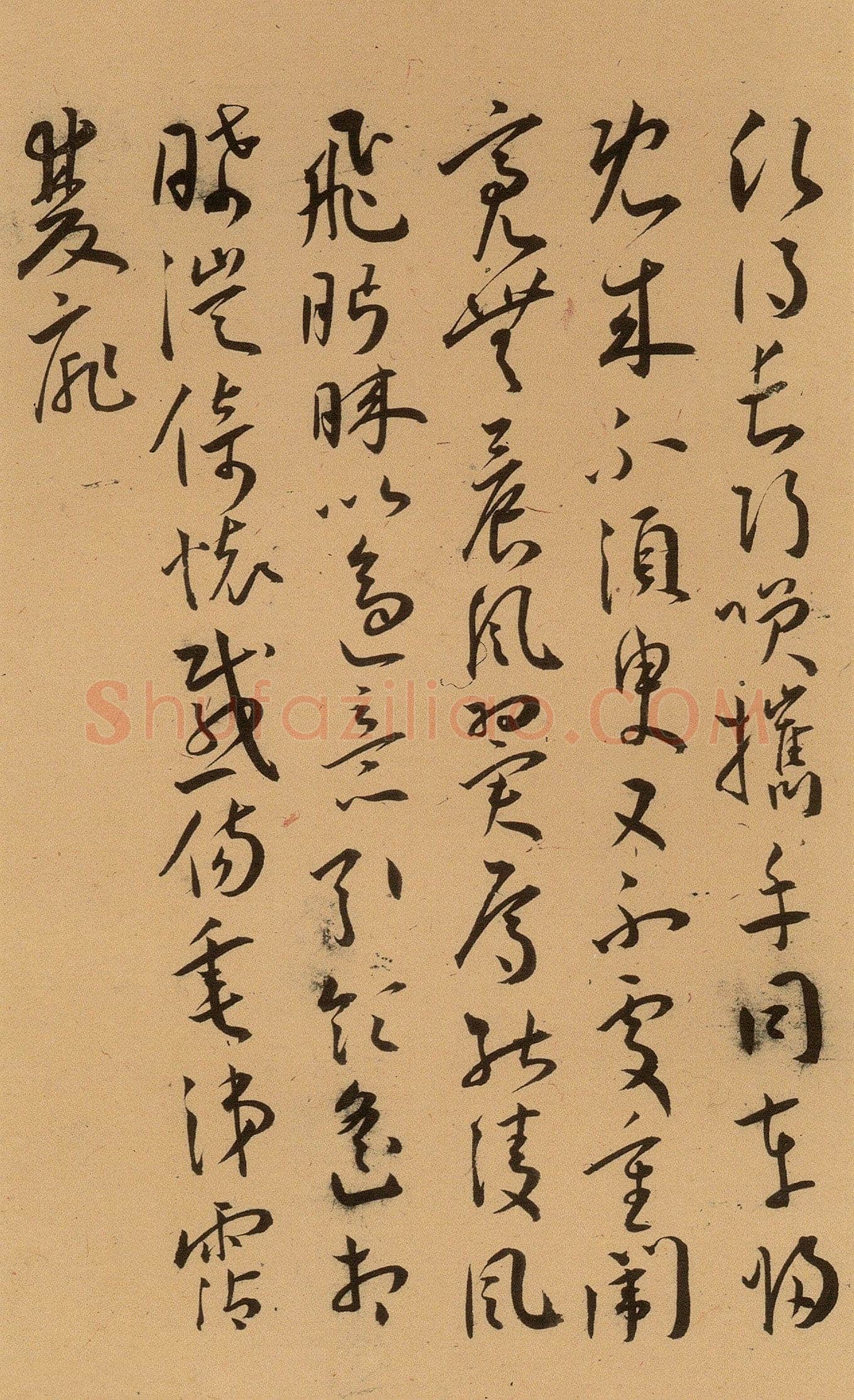 王宠《草书古诗十九首卷》纸本 草书 29.3×380.1cm 上海博物馆藏