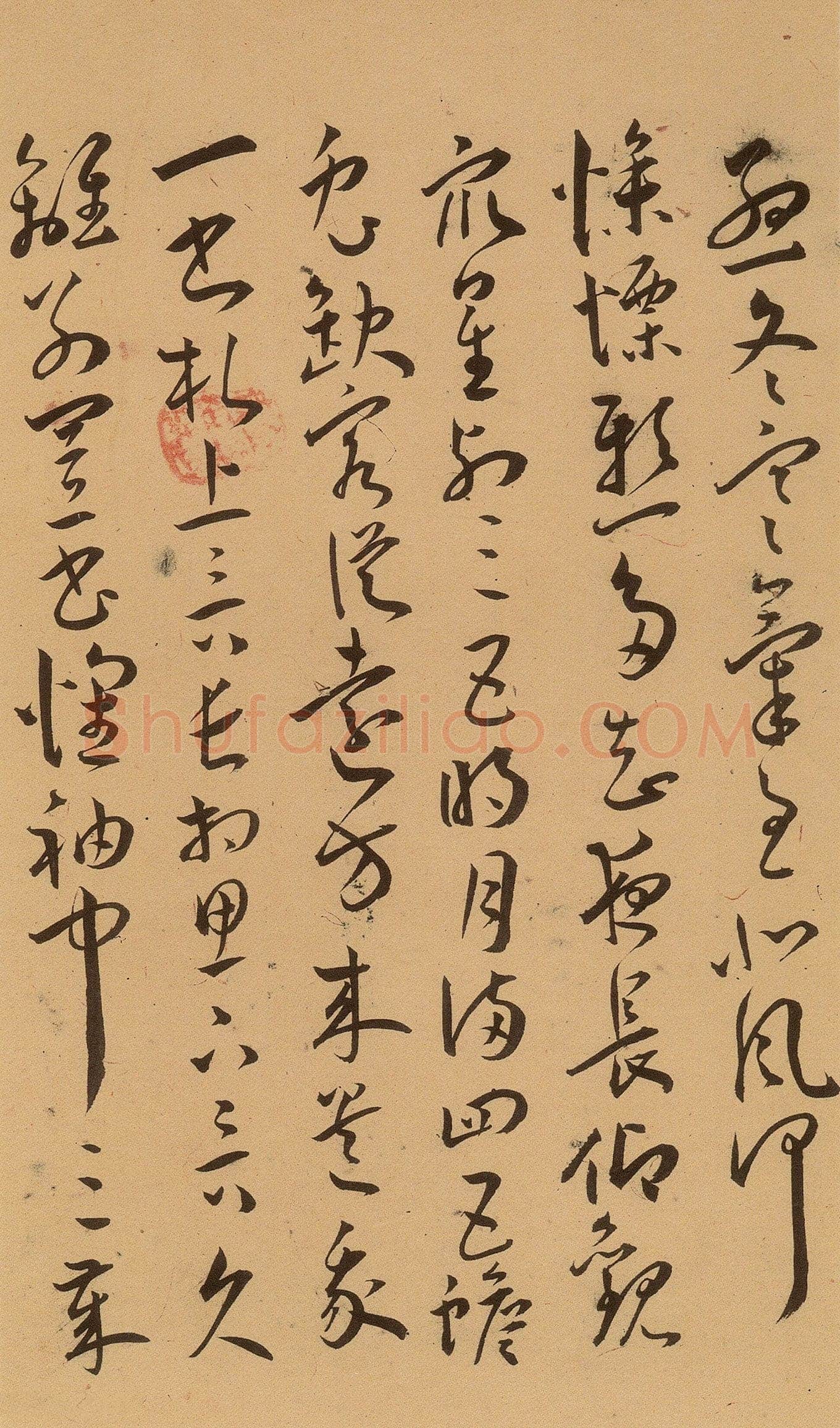 王宠《草书古诗十九首卷》纸本 草书 29.3×380.1cm 上海博物馆藏