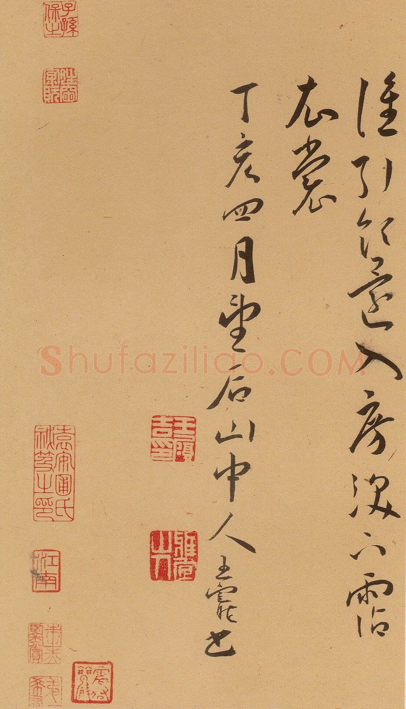 王宠《草书古诗十九首卷》纸本 草书 29.3×380.1cm 上海博物馆藏
