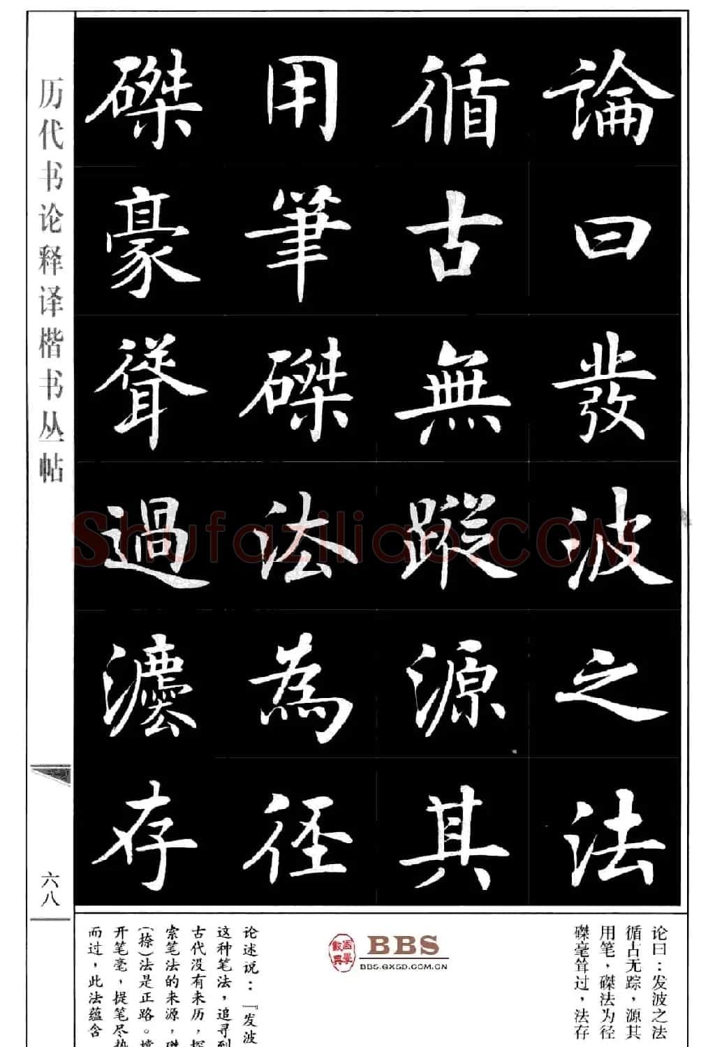 房弘毅楷书字帖《永字八法》 | 毛笔楷书字帖