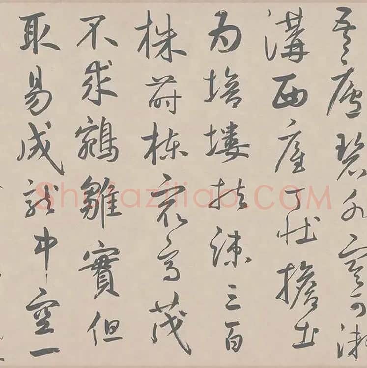 鲜于枢行草书《王安石杂诗卷》_12