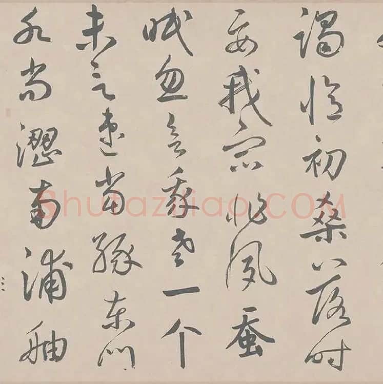 鲜于枢行草书《王安石杂诗卷》_18