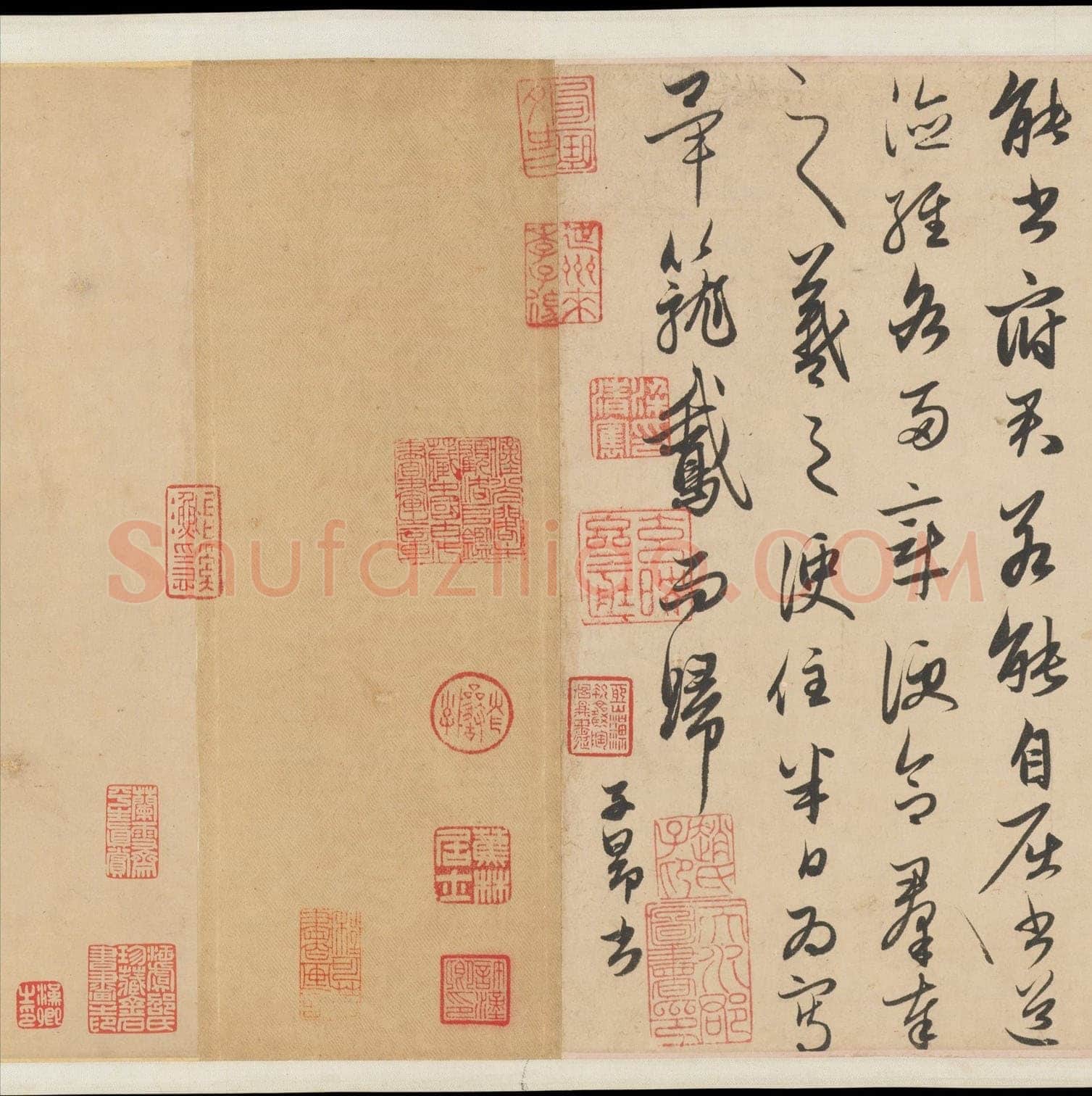 赵孟頫《王羲之轶事帖》纸本行书 24.4×117cm 美国纽约大都会博物馆藏