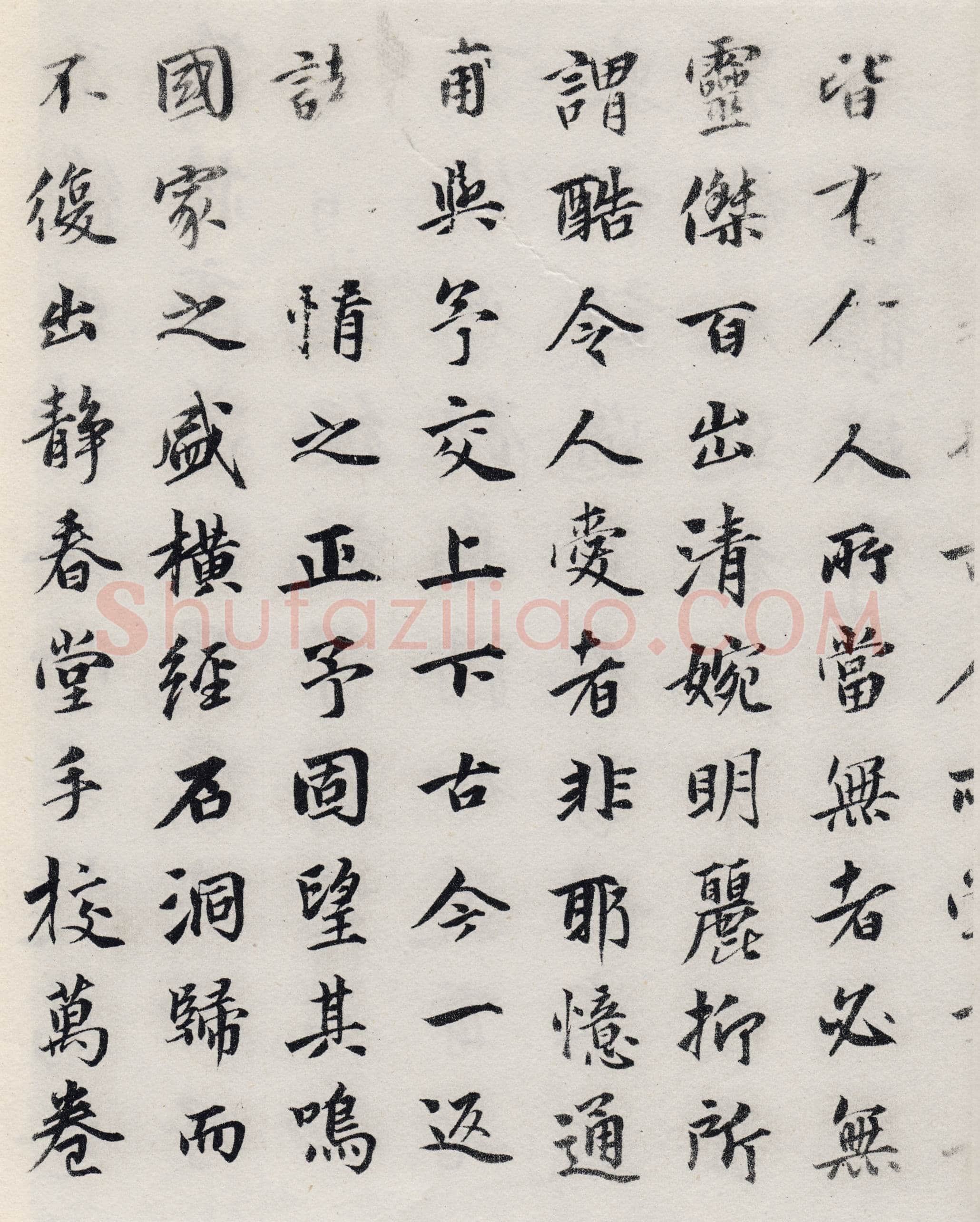 龚璛《静春堂诗序卷》纸本行楷书 31.2×151cm 北京故宫博物院藏