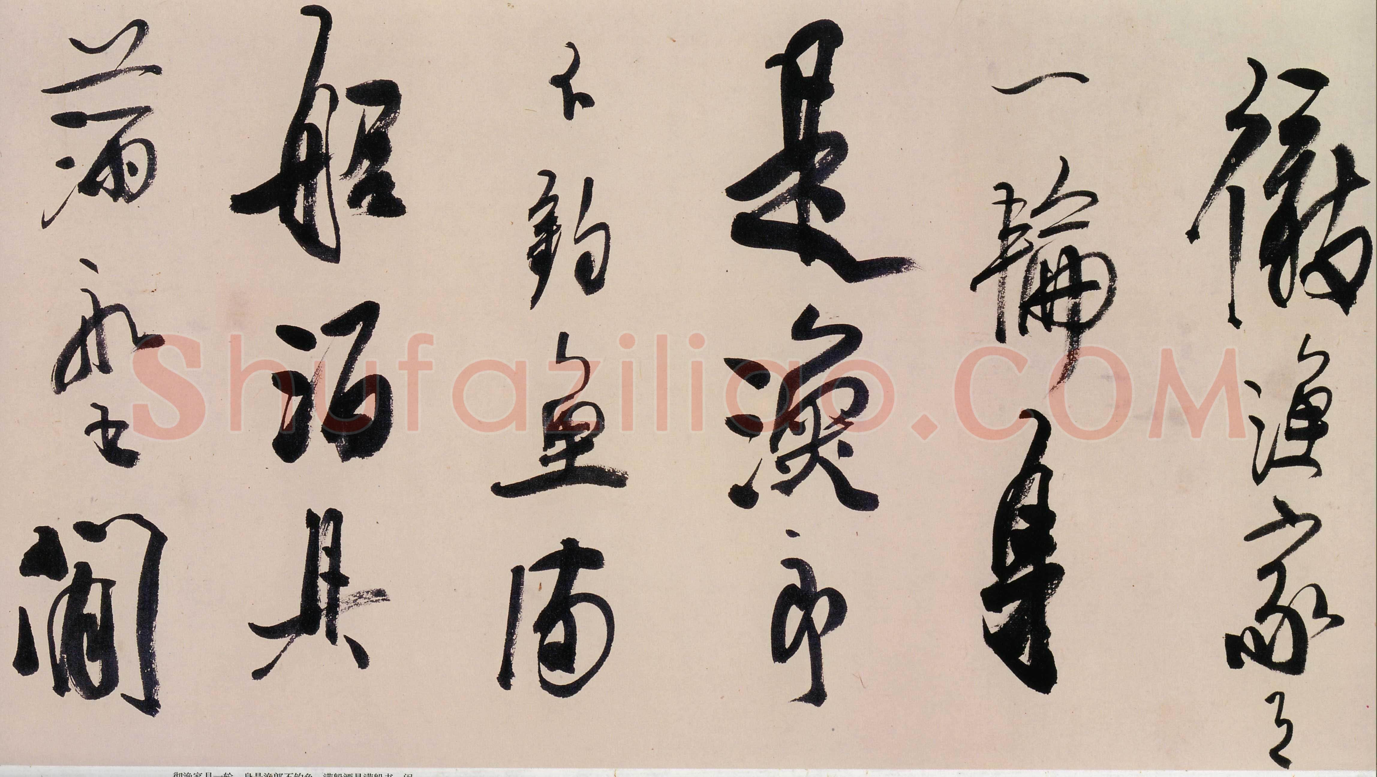龚贤《行书渔歌子词卷》纸本行书 29.3×685.3cm。湖北省博物馆藏