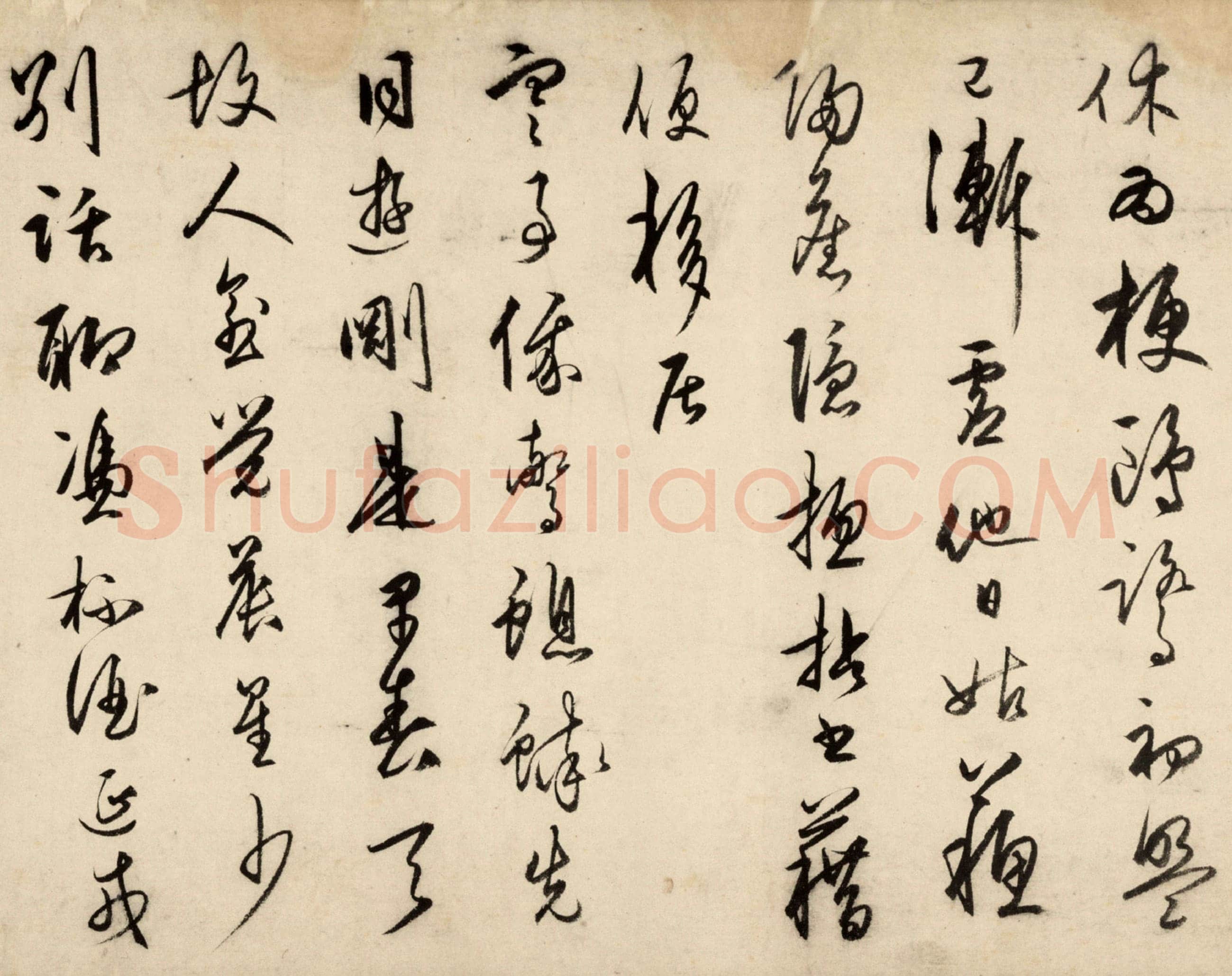 王守仁《龙江留别诗》纸本 草书 28.1×296.6cm 正德十一年(1516)北京故宫博物院藏