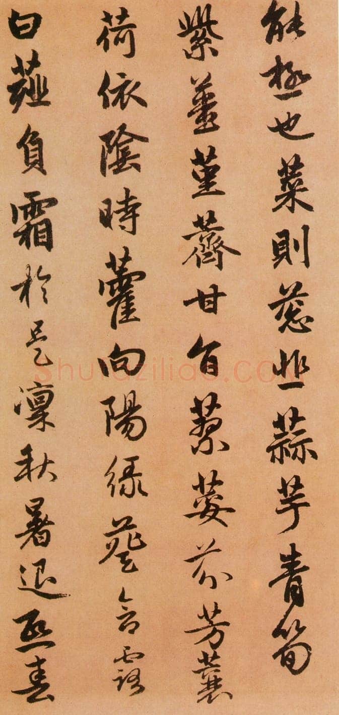 赵孟頫《闲居赋》38×248.3厘米,台北故宫博物院藏