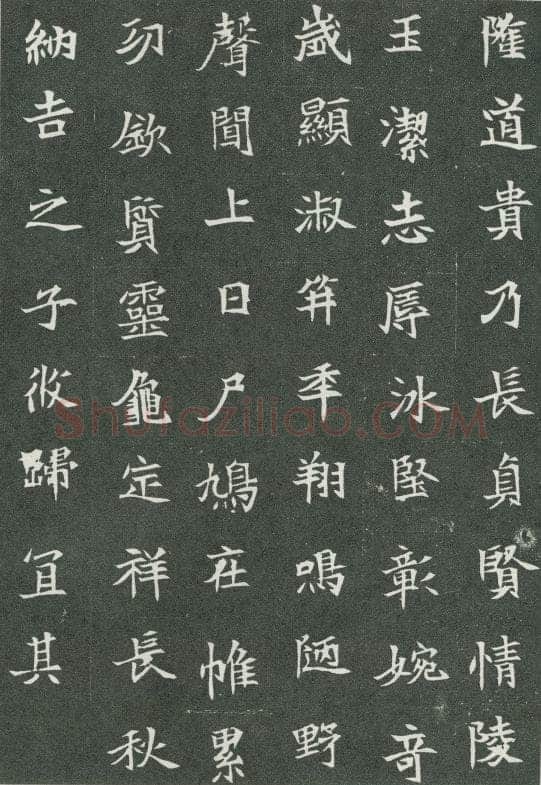 司马显姿墓志前秦北朝碑刻碑拓,摘自前秦北朝司马显姿墓志(全本)