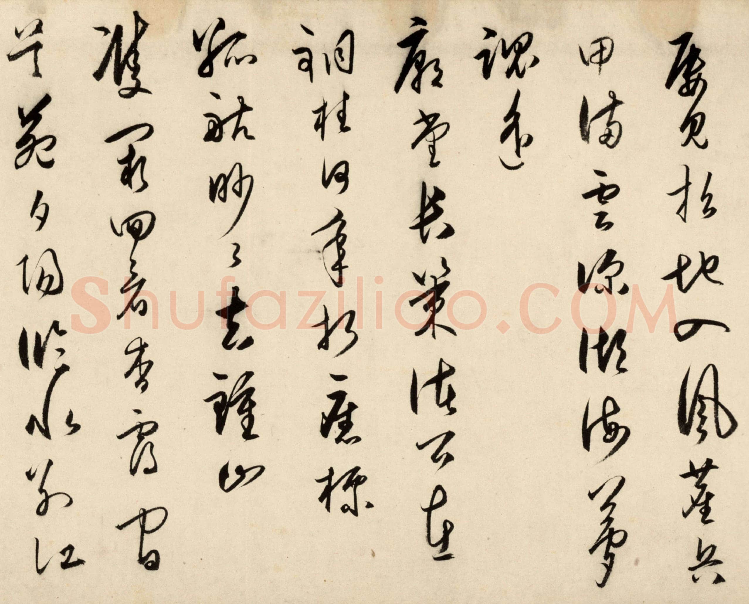 王守仁《龙江留别诗》纸本 草书 28.1×296.6cm 正德十一年(1516)北京故宫博物院藏