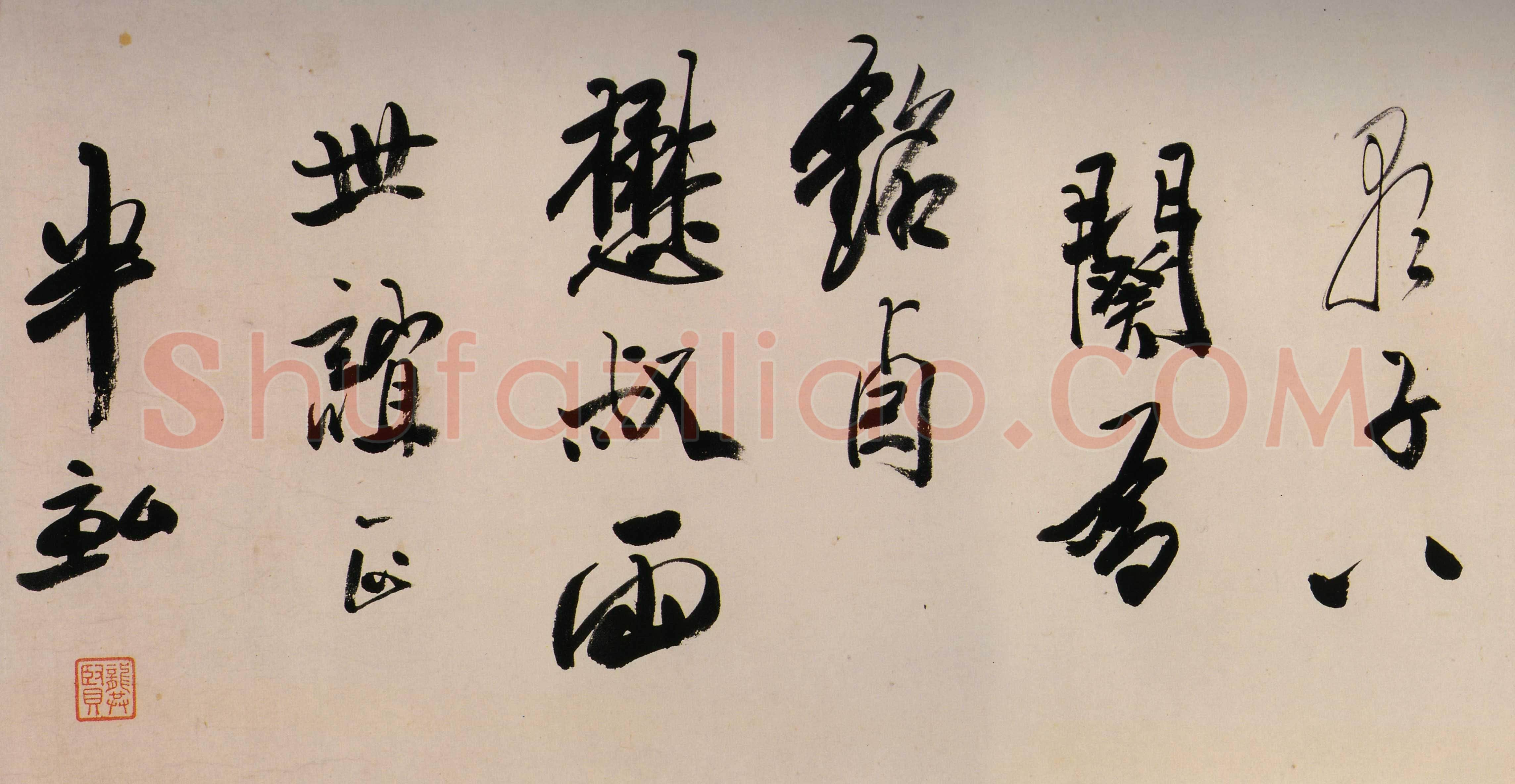 龚贤《行书渔歌子词卷》纸本行书 29.3×685.3cm。湖北省博物馆藏